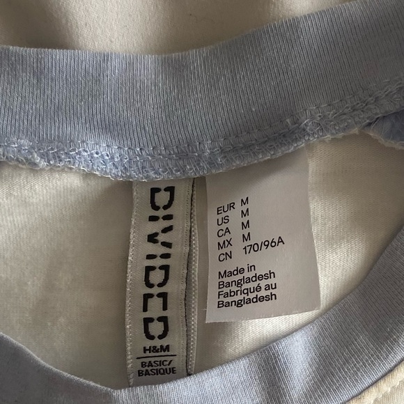 H&M baseball tee cropped - Picture 2 of 2